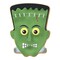 Monster Head Cookie Cutter 3.75 in B1581, CookieCutter.com, Tin Plated Steel, Handmade in the USA